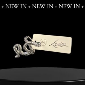 Silver Snake Fashion Ring